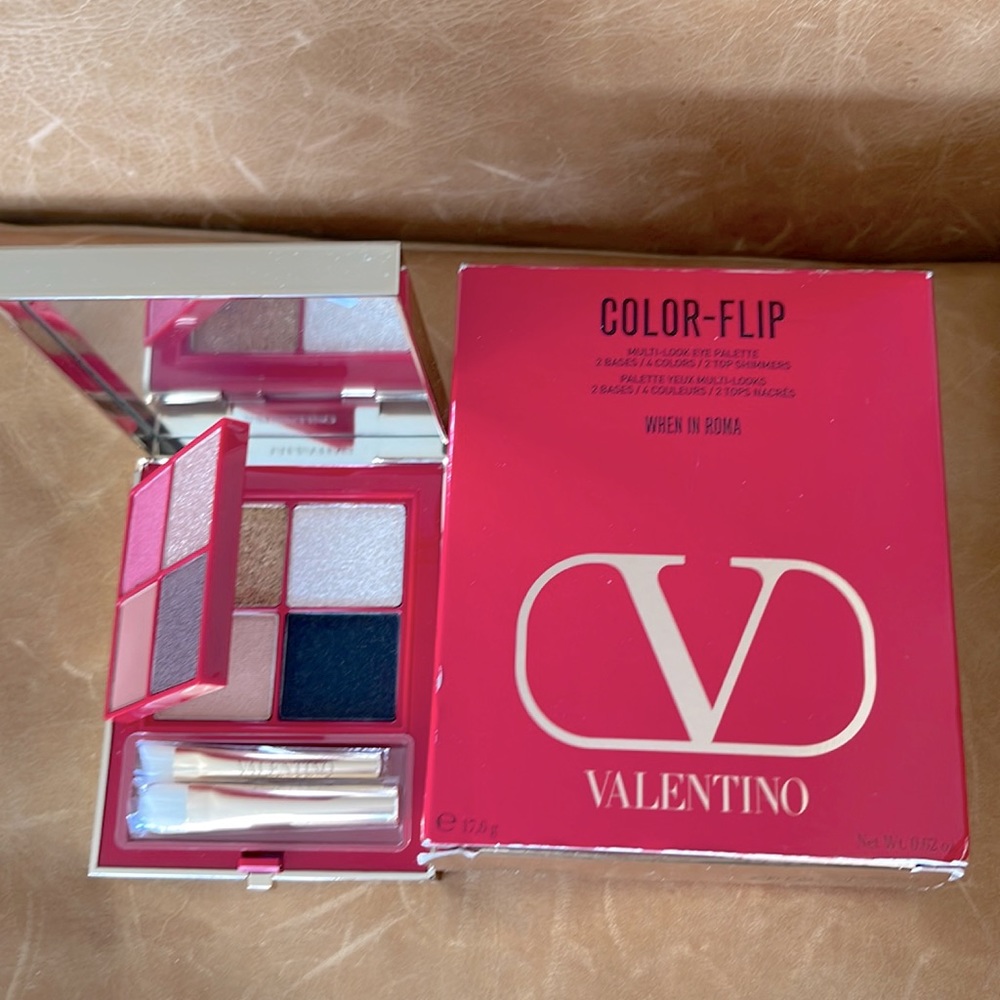 Valentino COLOR-FLIP EYESHADOW PALETTE . 01 .when in Roma . New
